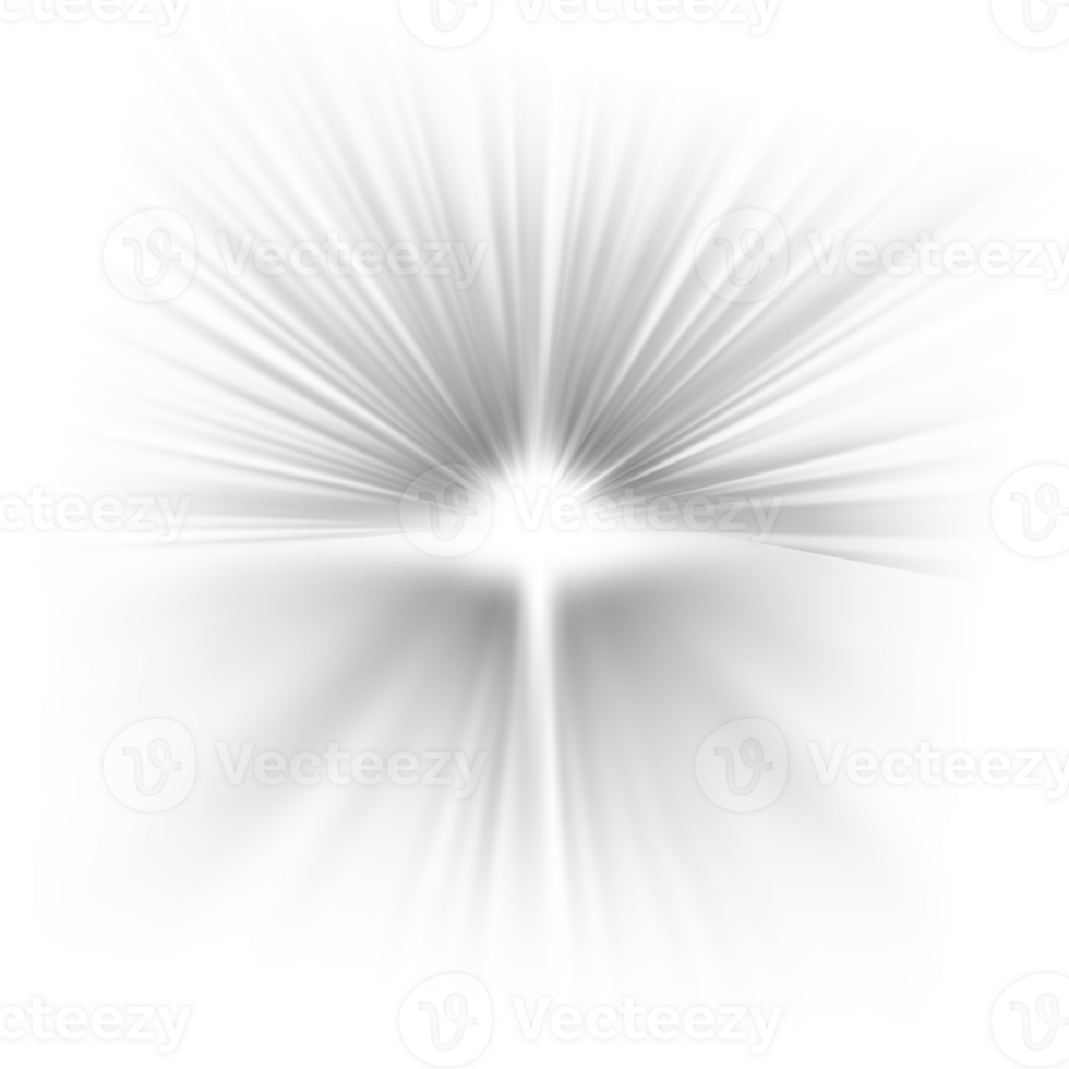 white glowing light burst explosion png