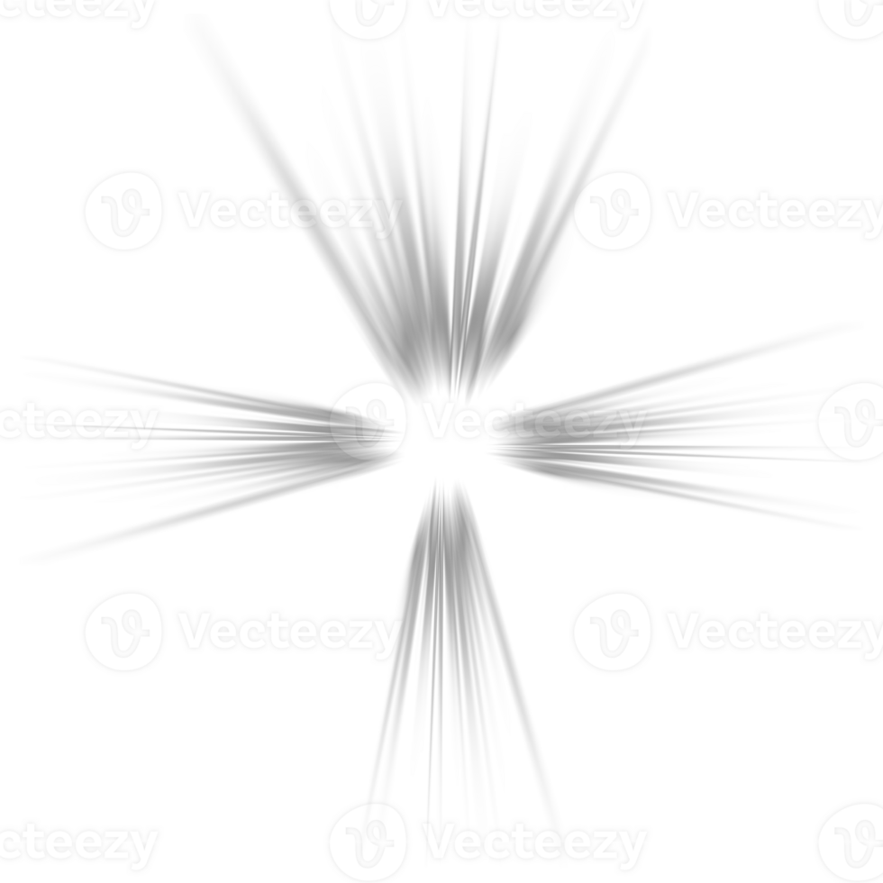 white glowing light burst explosion png