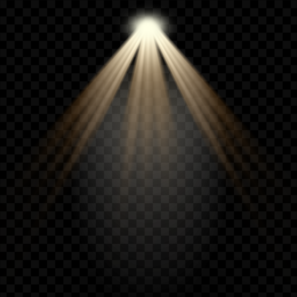 bright lighting with spotlight psd