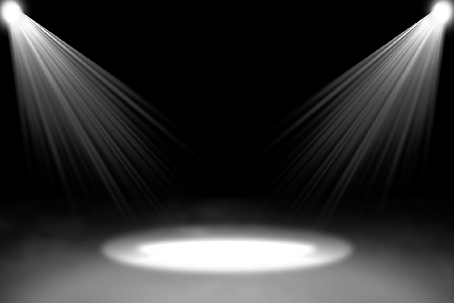scene illumination effects with bright lighting of spotlight psd