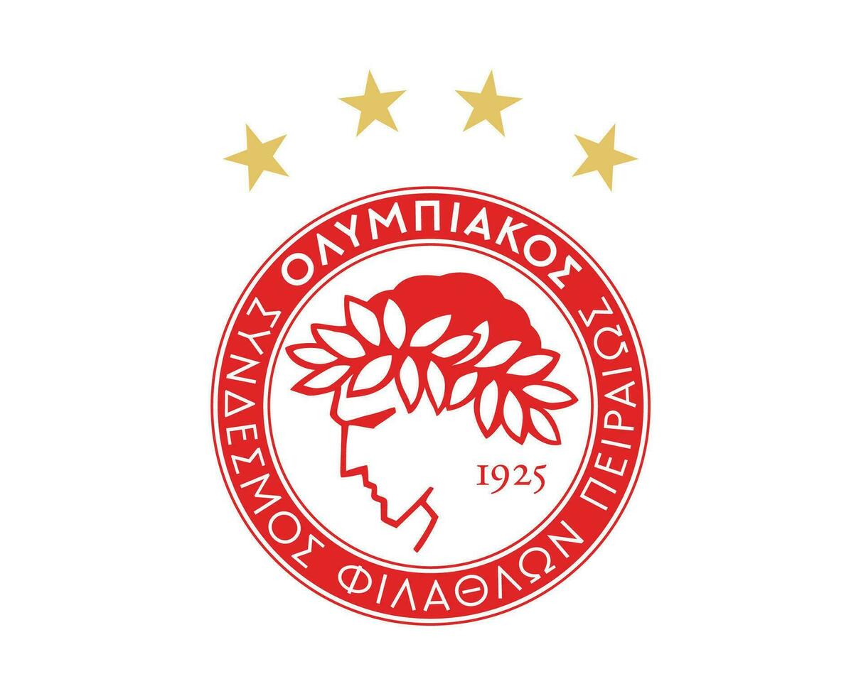 Olympiacos Club Logo Symbol Greece League Football Abstract Design Vector Illustration