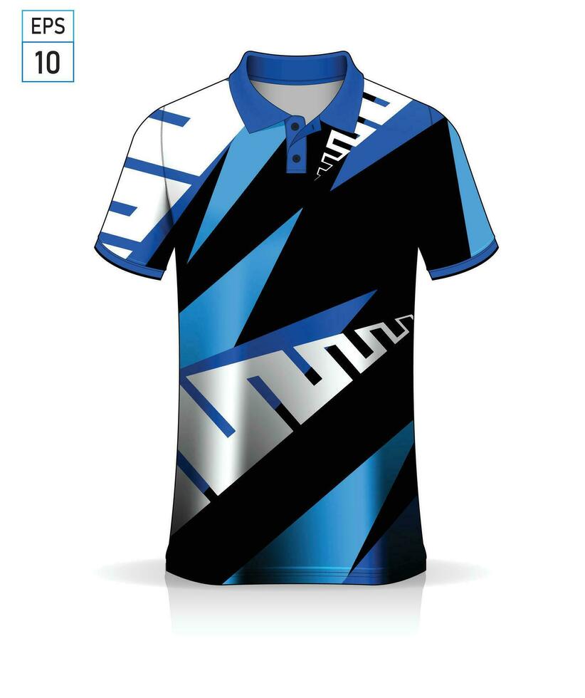 Soccer jersey mockup football jersey design sublimation sport t shirt design collection for racing cycling gaming vector