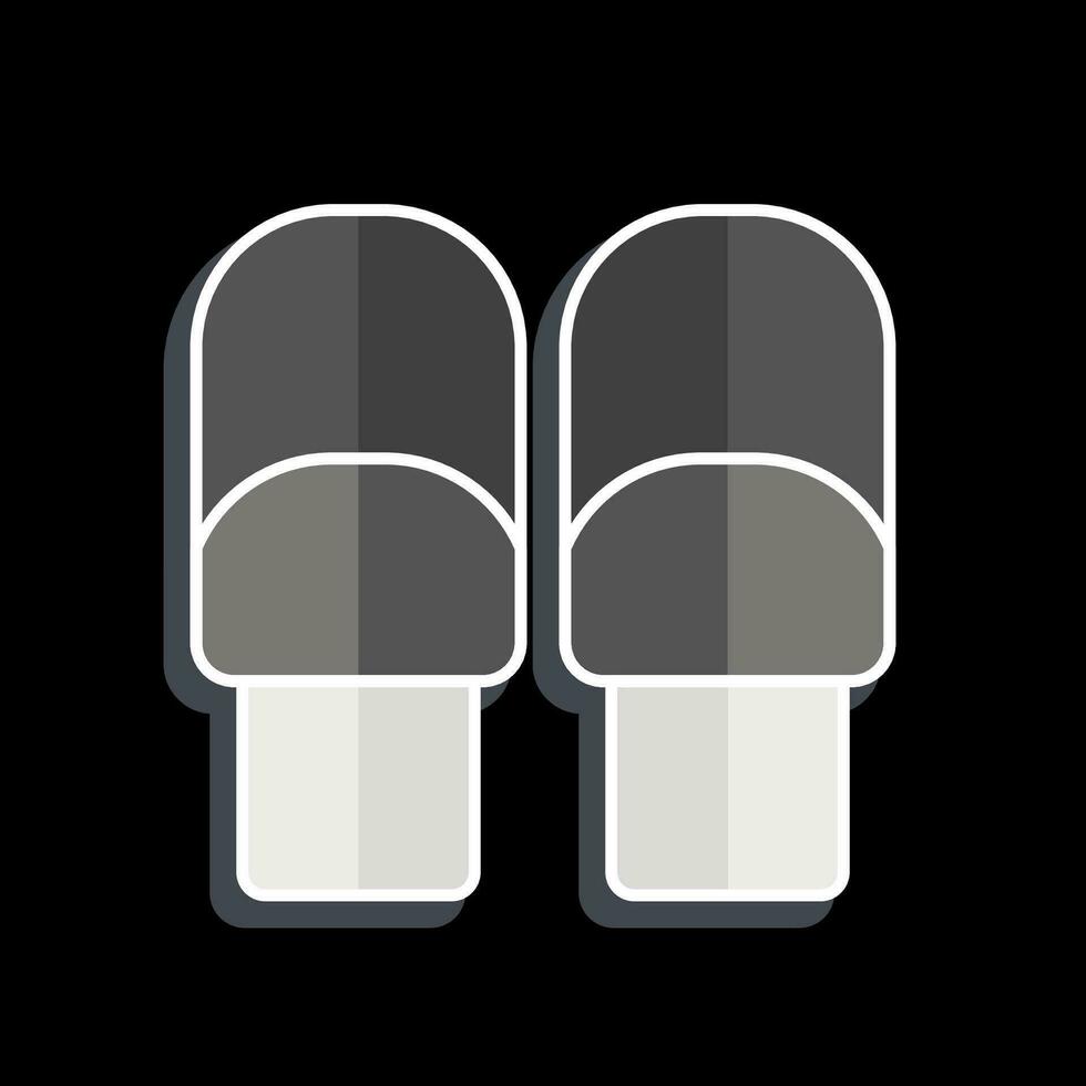 Icon Roll. related to Breakfast symbol. glossy style. simple design editable. simple illustration vector