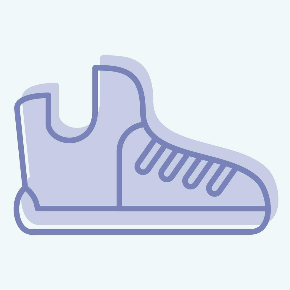 Icon Cleats. related to Baseball symbol. two tone style. simple design editable. simple illustration vector