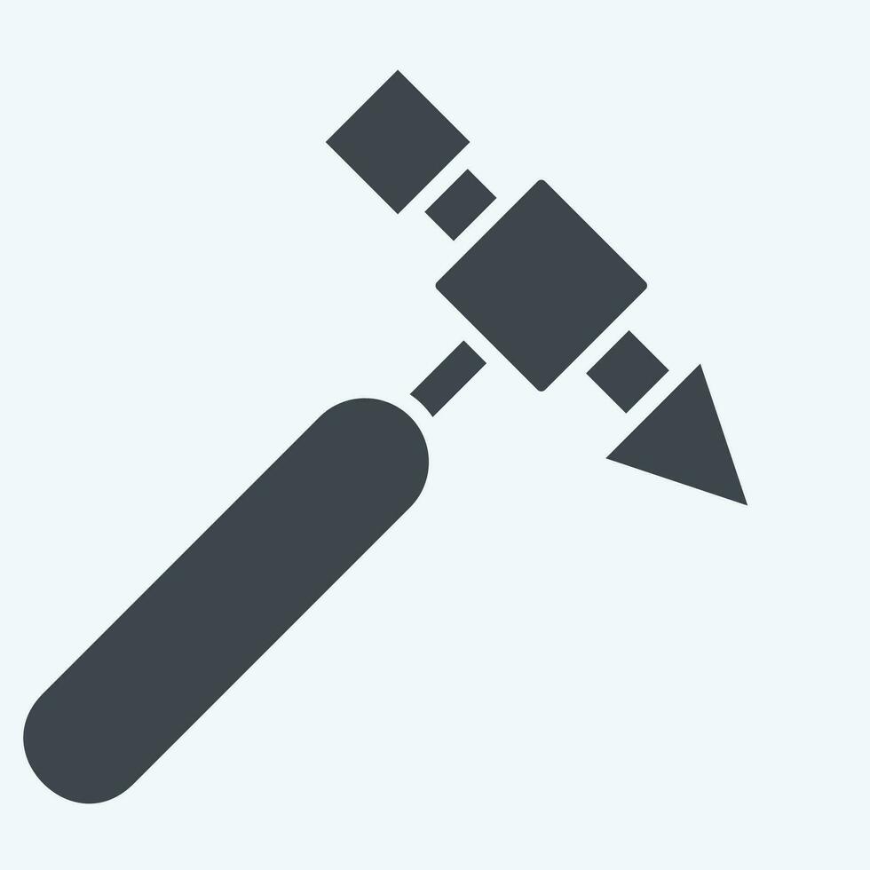 Icon Hammer. related to Welder Equipment symbol. glyph style. simple design editable. simple illustration vector