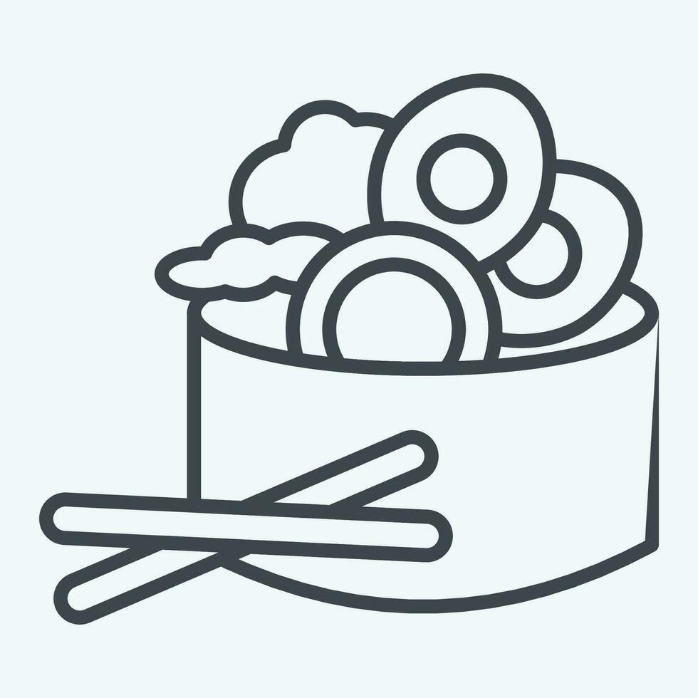 Icon Salad. related to Breakfast symbol. line style. simple design editable. simple illustration vector