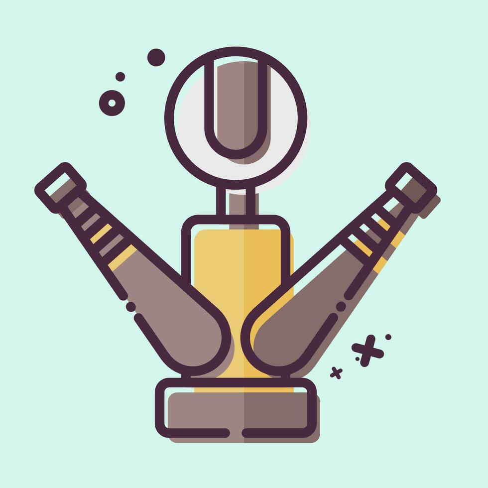 Icon Trophy. related to Baseball symbol. MBE style. simple design editable. simple illustration vector