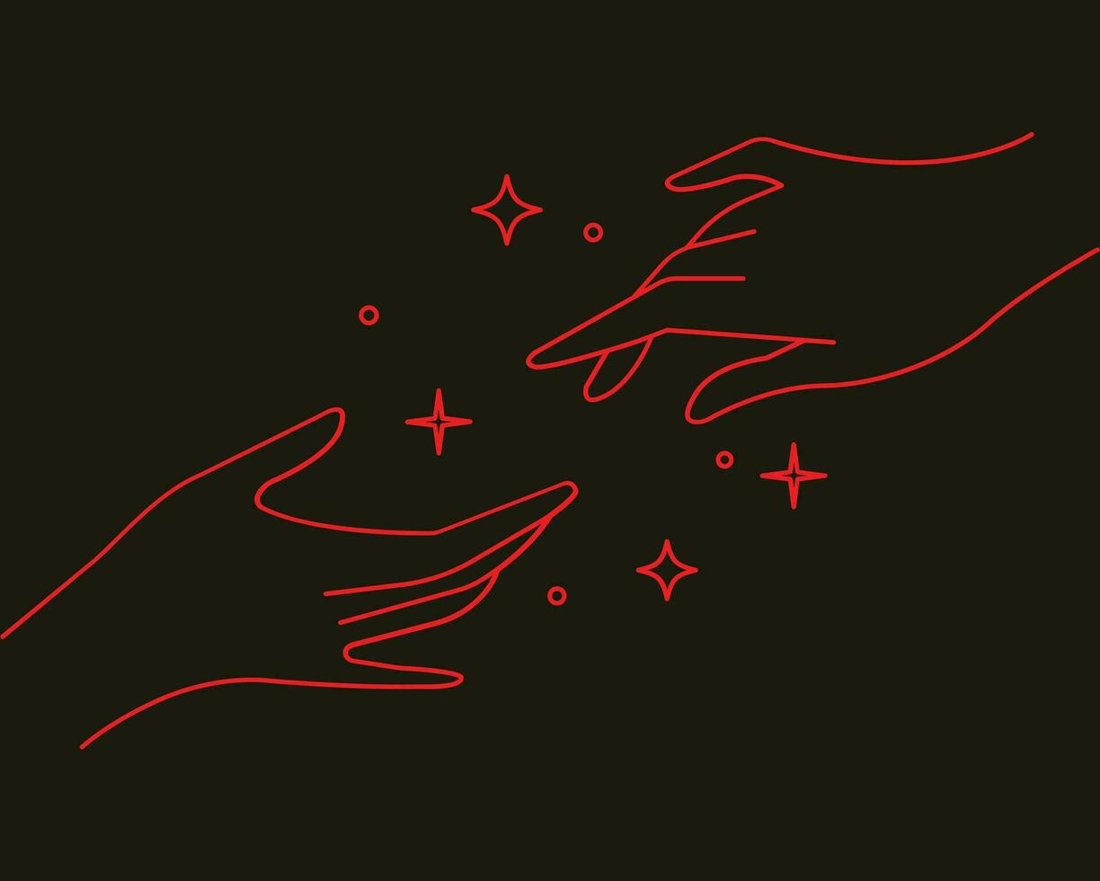 Hands vector design