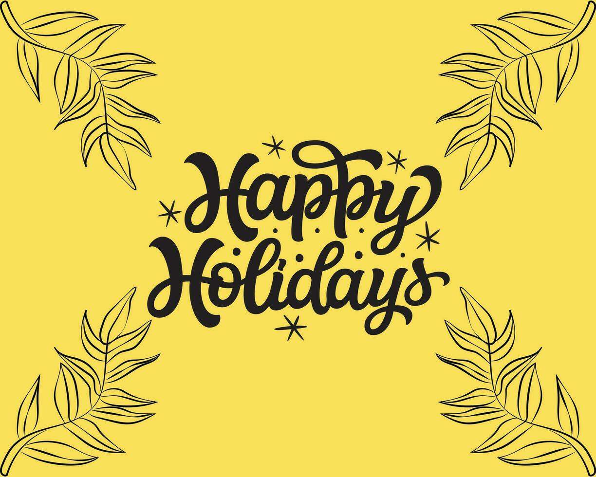 happy holiday illustration vector