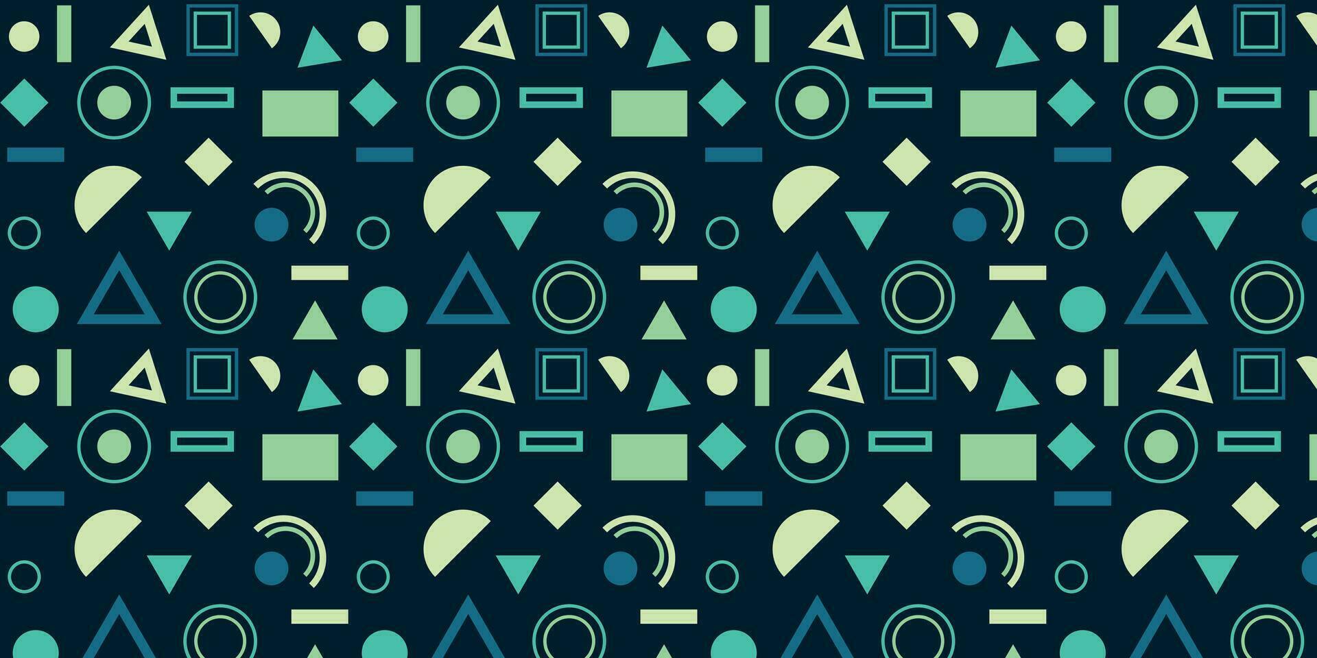 Funny colorful seamless pattern. A creative background in a minimalist style or a trendy design with basic shapes and shapes. A simple background for doodles. vector