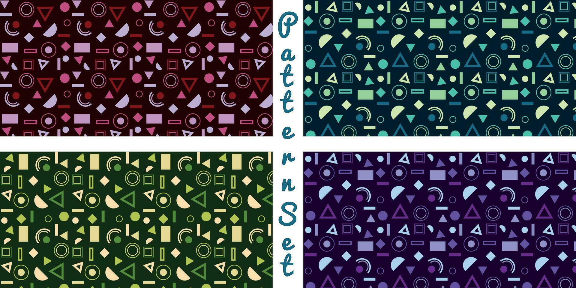 Funny colorful seamless pattern. A creative background in a minimalist style or a trendy design with basic shapes and shapes. A simple background for doodles. vector