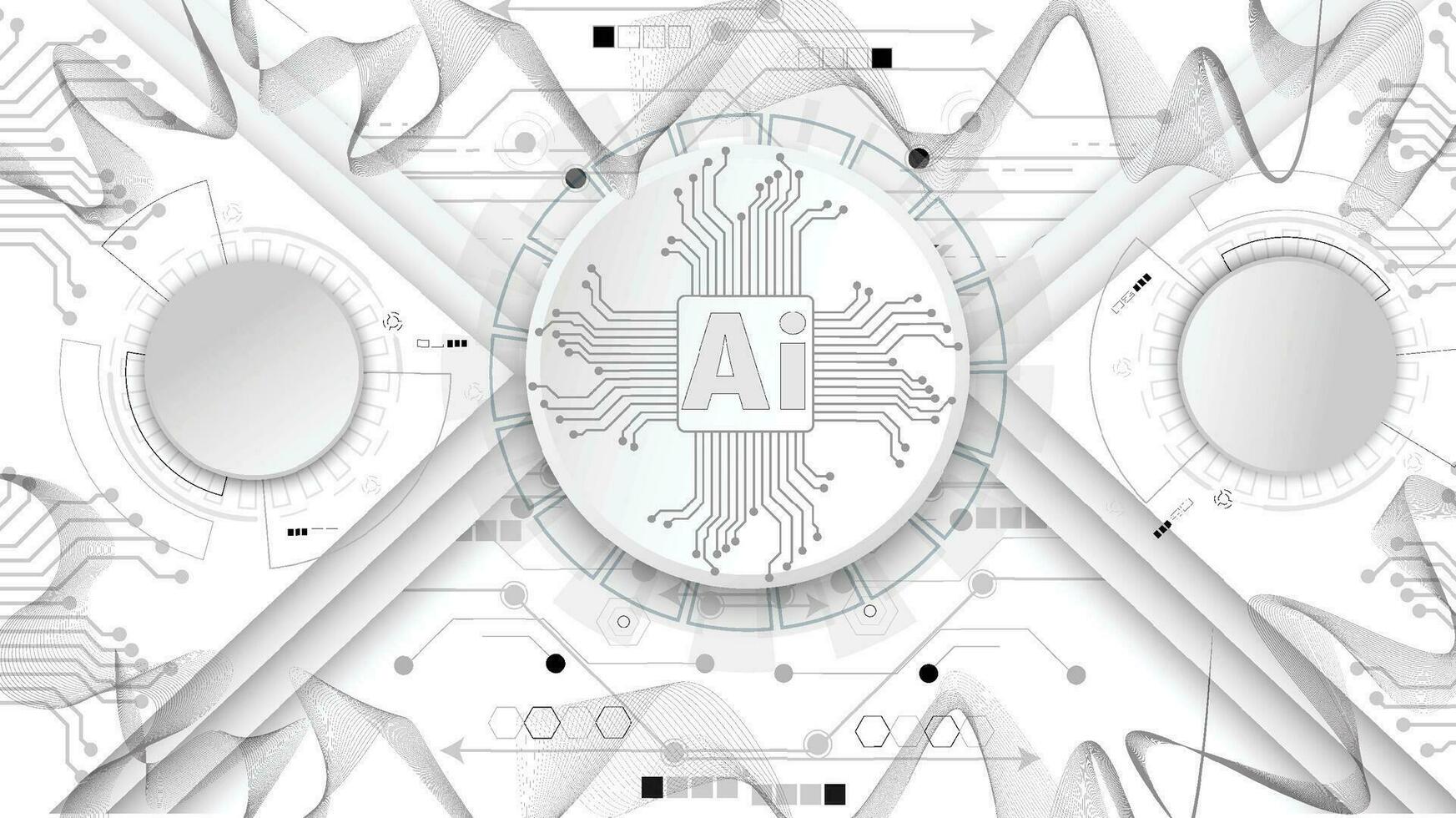 Chatbot OpenAi and line technology network background. Smart AI or Artificial Intelligence vector illustration using Chatbot.Digital technology and Abstract background concept.