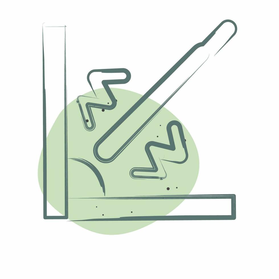 Icon Corner Welding. related to Welder Equipment symbol. Color Spot Style. simple design editable. simple illustration vector
