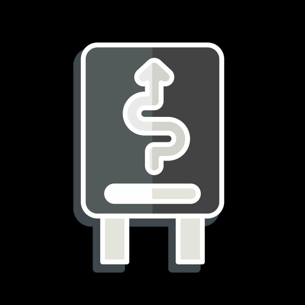 Icon Reduce. related to Road Sign symbol. glossy style. simple design editable. simple illustration vector
