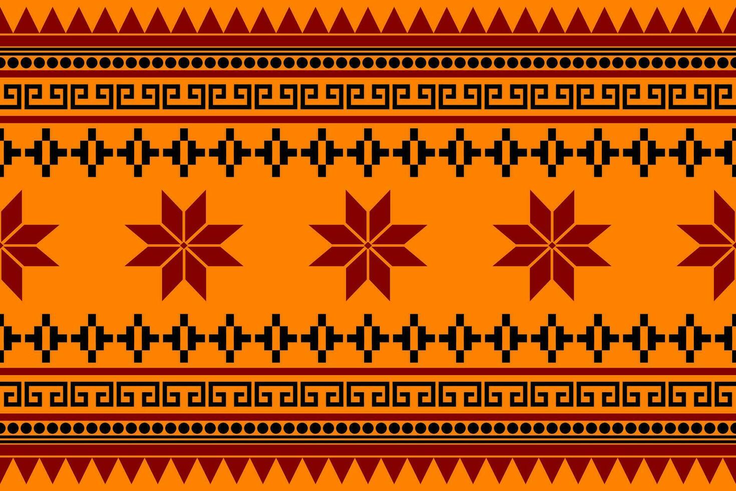 ethnic geometric seamless pattern. Geometric ethnic pattern can be used in fabric design for clothes, decorative paper, wrapping, textile, embroidery, illustration, vector, carpet vector
