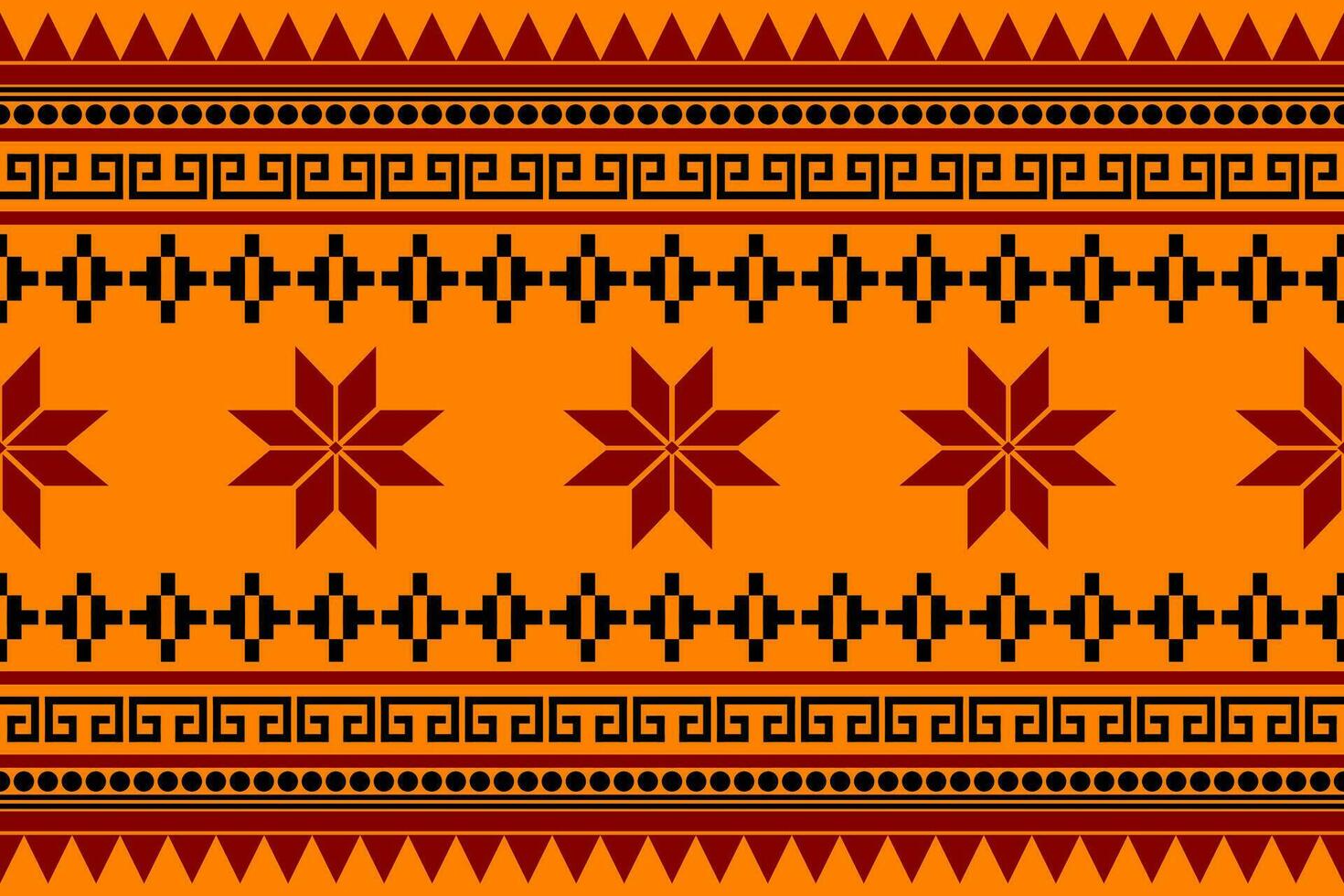 ethnic geometric seamless pattern. Geometric ethnic pattern can be used in fabric design for clothes, decorative paper, wrapping, textile, embroidery, illustration, vector, carpet vector