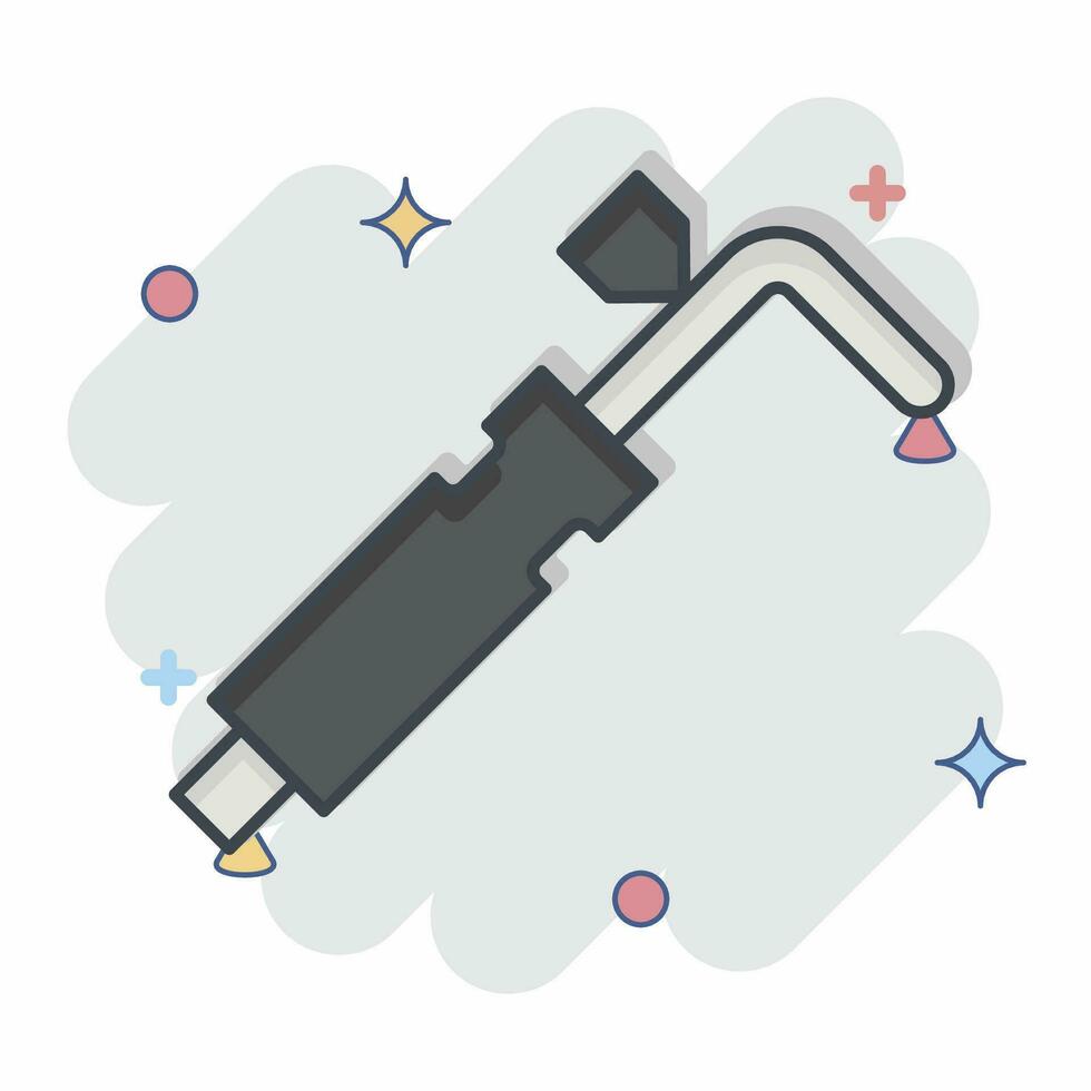 Icon Equipment. related to Welder Equipment symbol. comic style. simple design editable. simple illustration vector