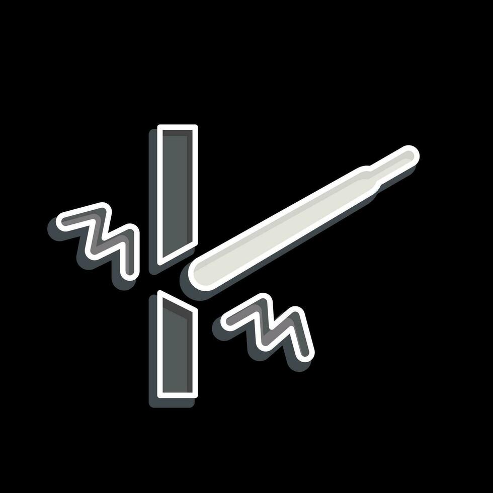 Icon Welding. related to Welder Equipment symbol. glossy style. simple design editable. simple illustration vector