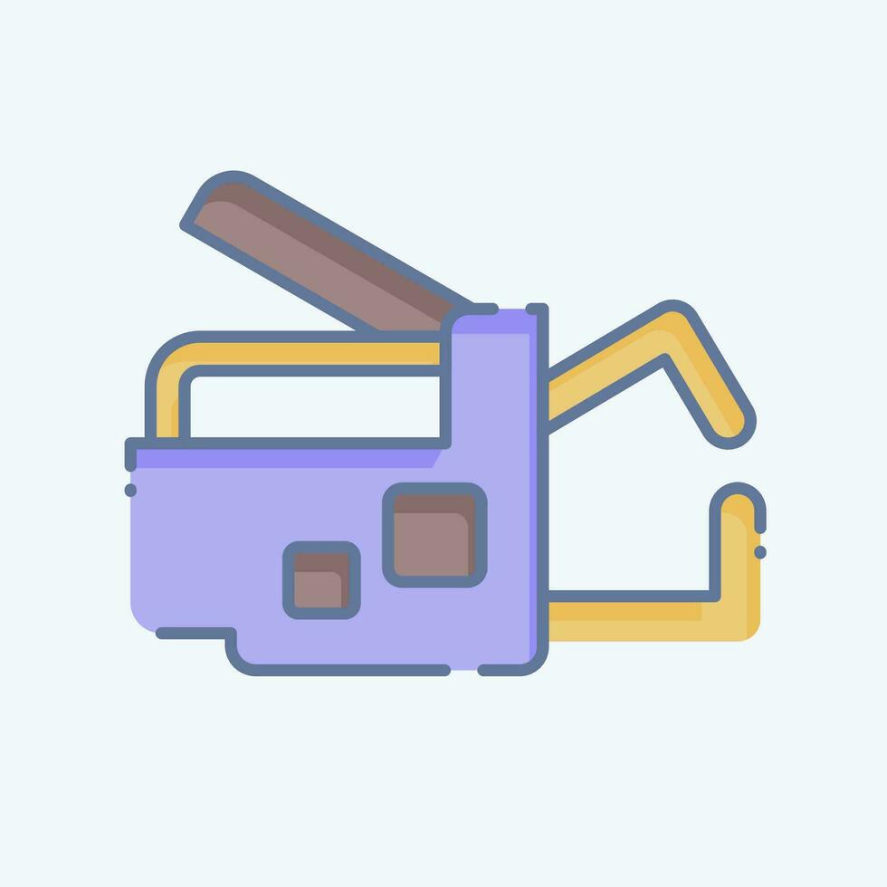 Icon Spot Welding. related to Welder Equipment symbol. doodle style. simple design editable. simple illustration vector