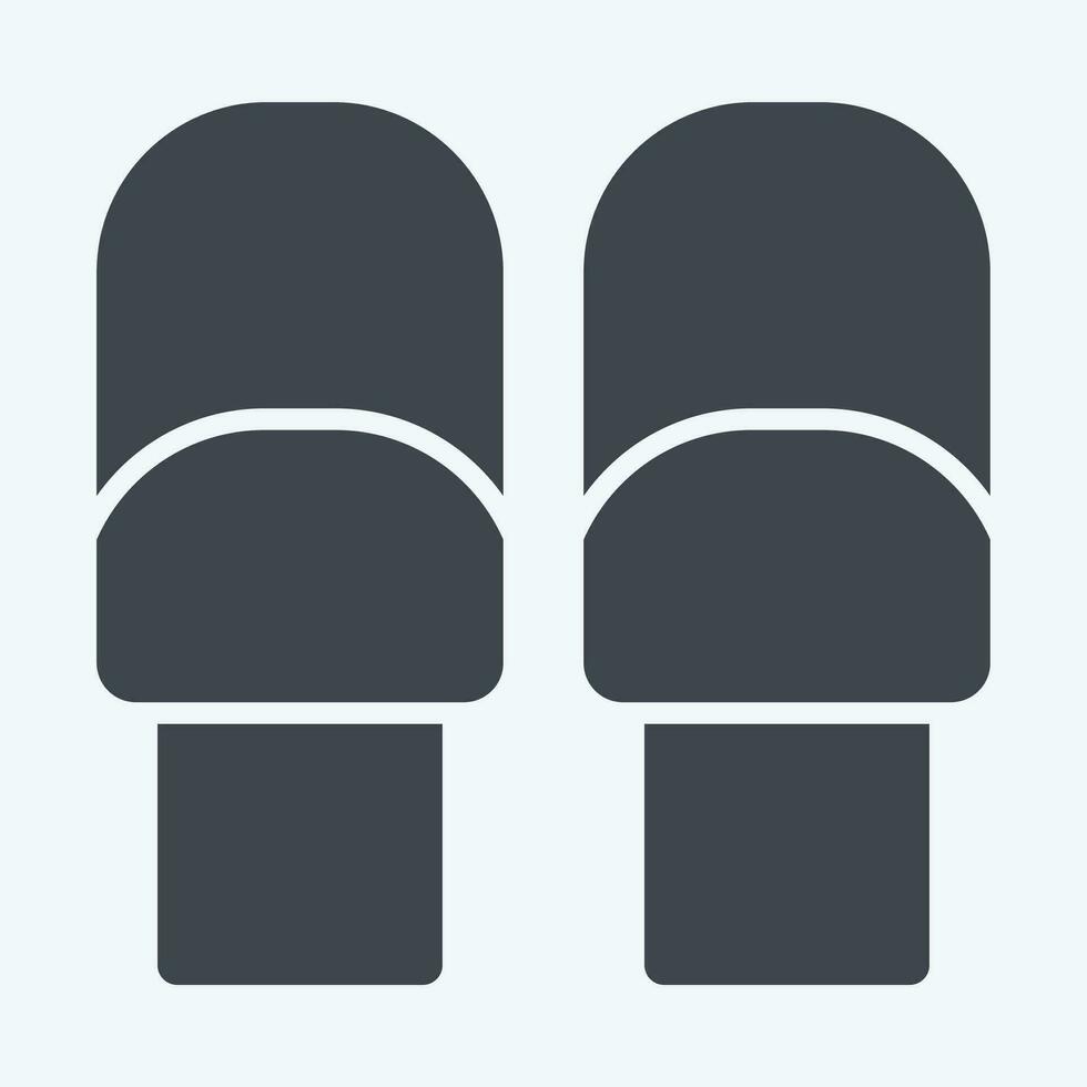 Icon Roll. related to Breakfast symbol. glyph style. simple design editable. simple illustration vector