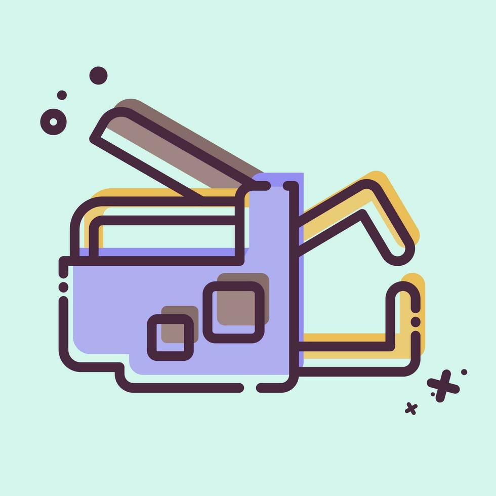 Icon Spot Welding. related to Welder Equipment symbol. MBE style. simple design editable. simple illustration vector