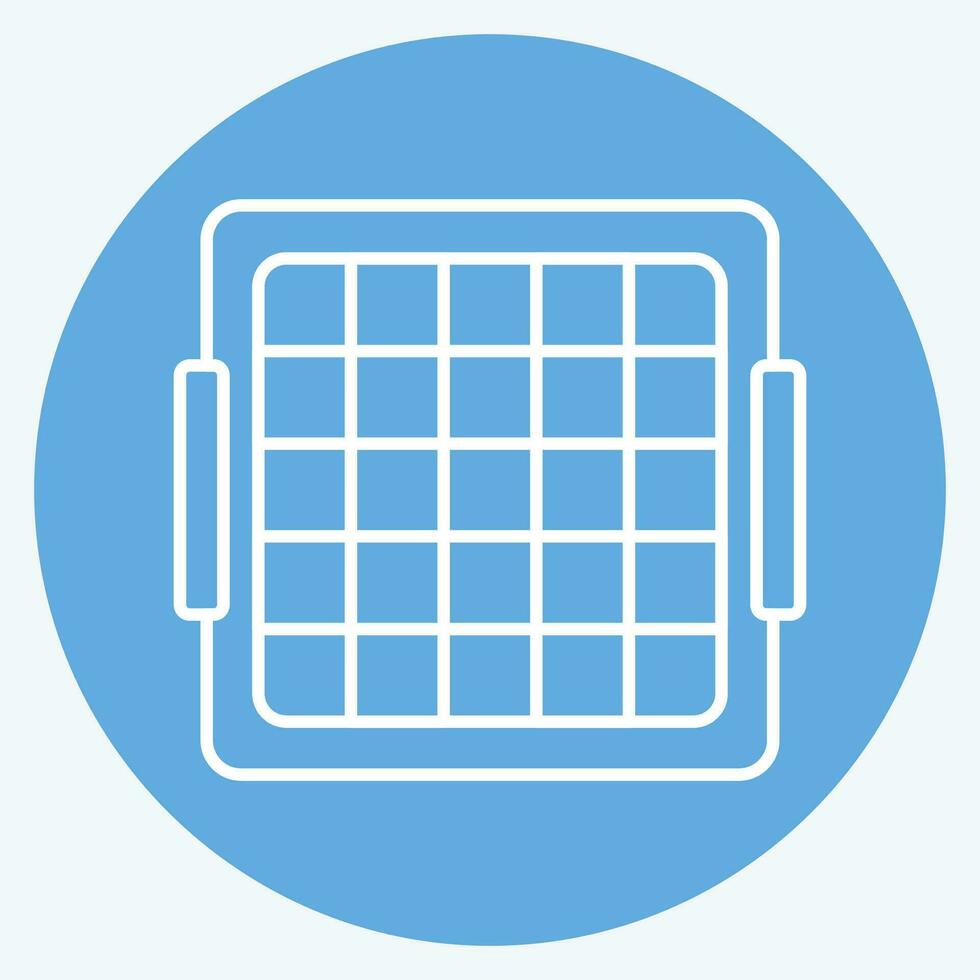 Icon Baseball Rebound Net. related to Baseball symbol. blue eyes style. simple design editable. simple illustration vector