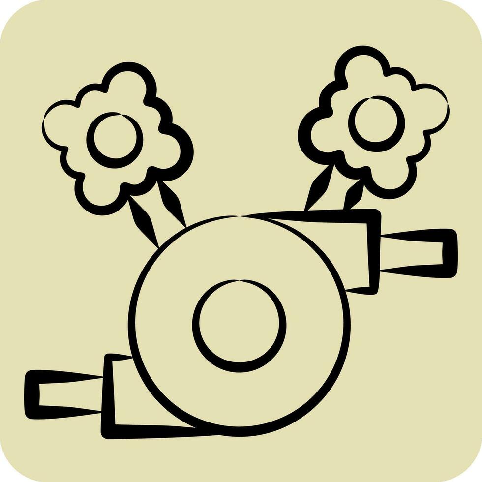 Icon Equipment 1. related to Welder Equipment symbol. hand drawn style. simple design editable. simple illustration vector