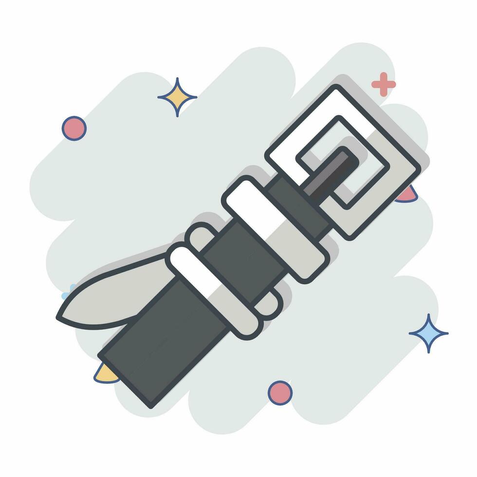 Icon Baseball Belt. related to Baseball symbol. comic style. simple design editable. simple illustration vector