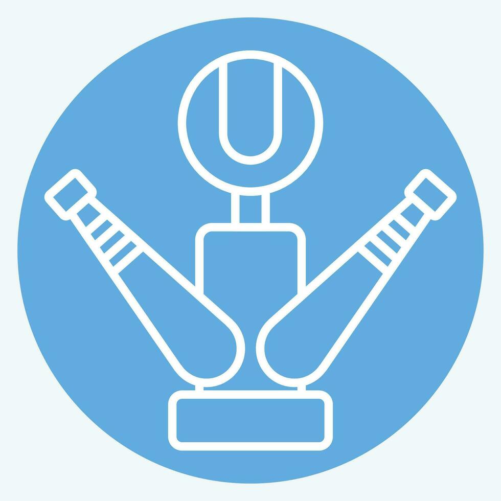 Icon Trophy. related to Baseball symbol. blue eyes style. simple design editable. simple illustration vector
