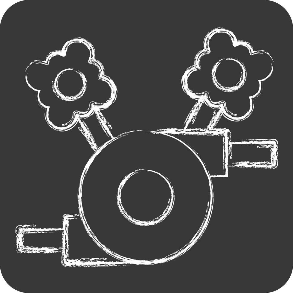 Icon Equipment 1. related to Welder Equipment symbol. chalk Style. simple design editable. simple illustration vector