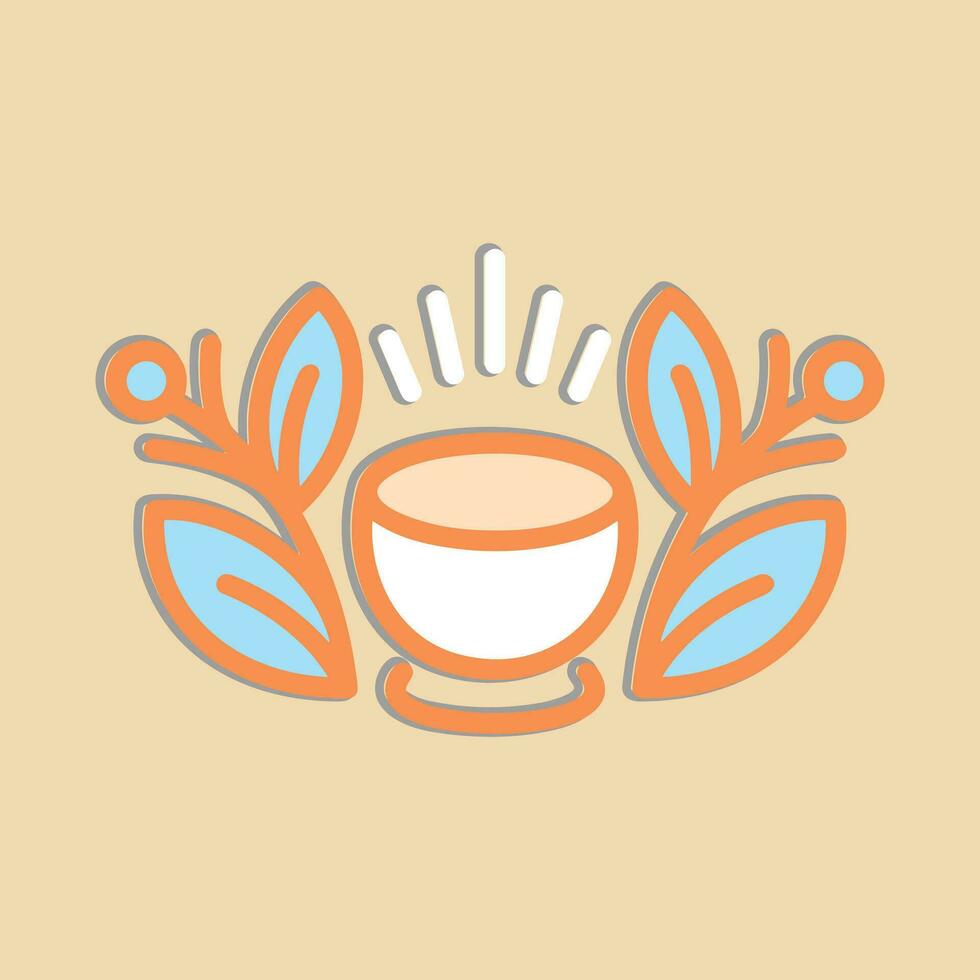 Coffee logo design with creative unique concept vector