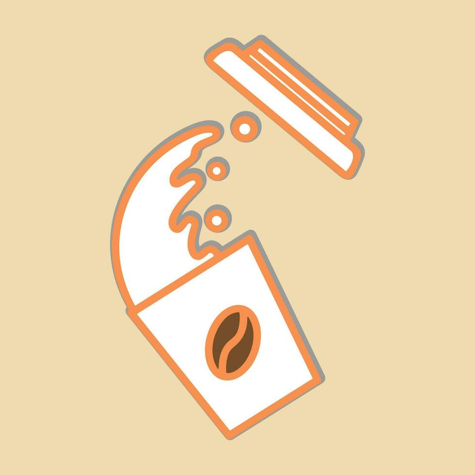 Coffee logo design with creative unique concept vector