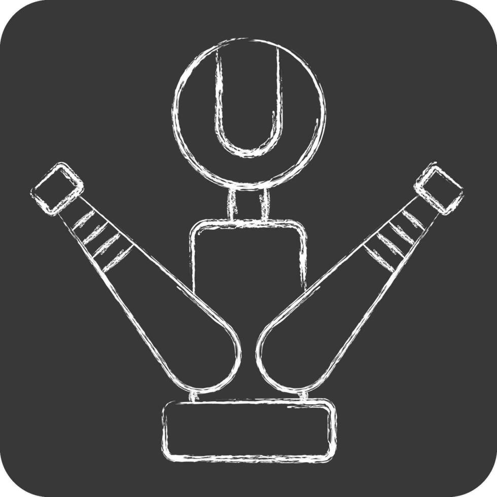 Icon Trophy. related to Baseball symbol. chalk Style. simple design editable. simple illustration vector