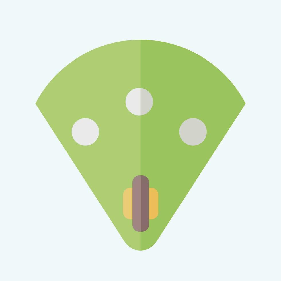 icono béisbol campo. relacionado a béisbol símbolo. plano estilo. sencillo diseño editable. sencillo ilustración vector