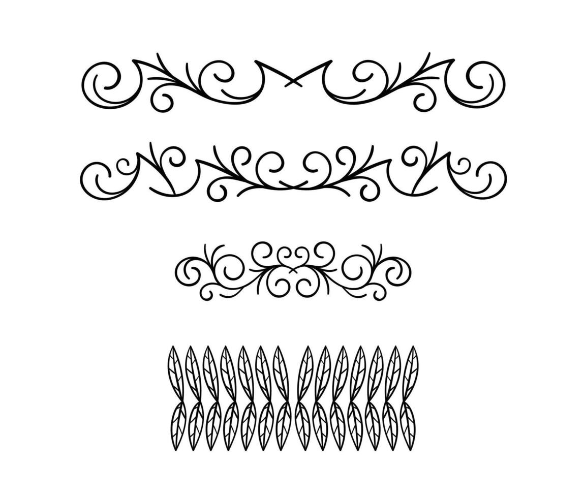 Set ornament divider collection 30186914 Vector Art at Vecteezy