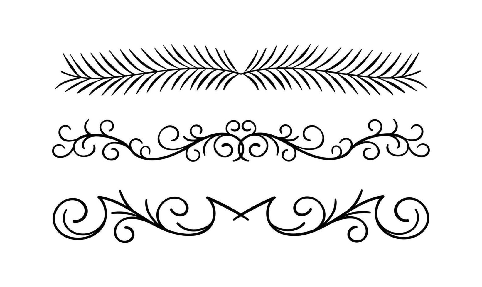 Set ornament divider collection 30186931 Vector Art at Vecteezy