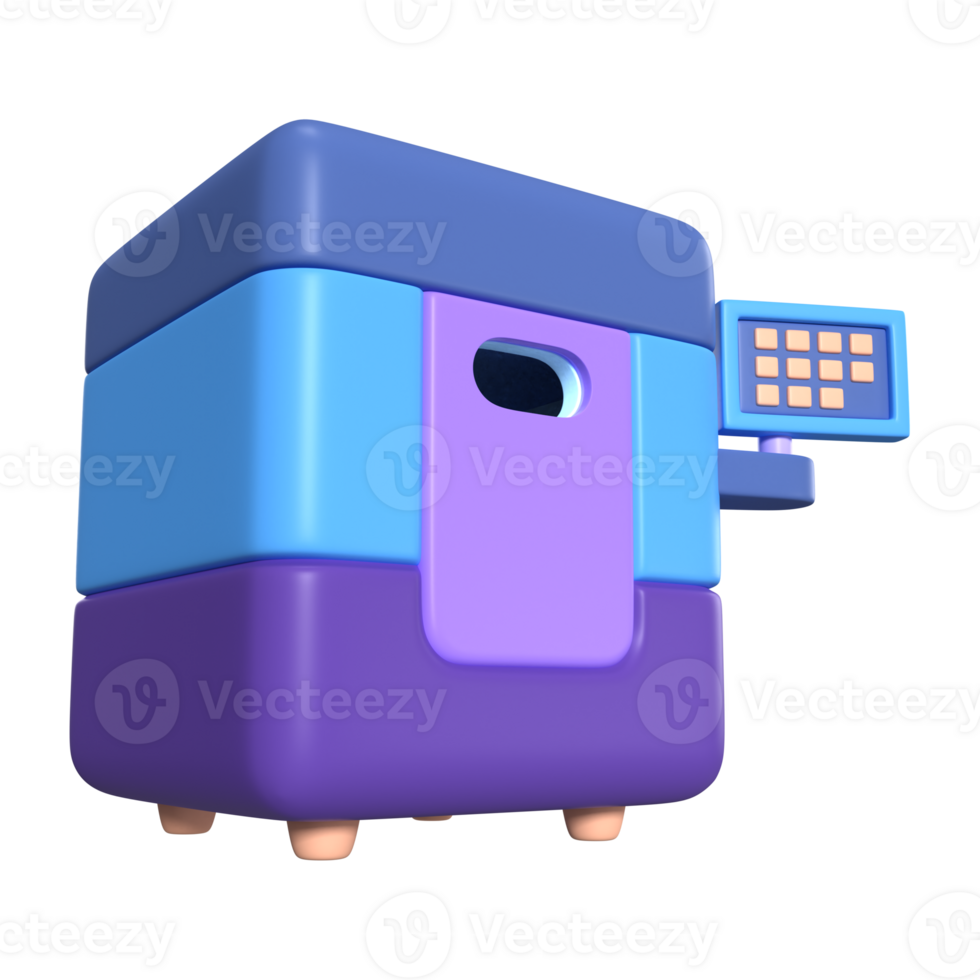 SLS 3D Printer 3D Illustration Icon png