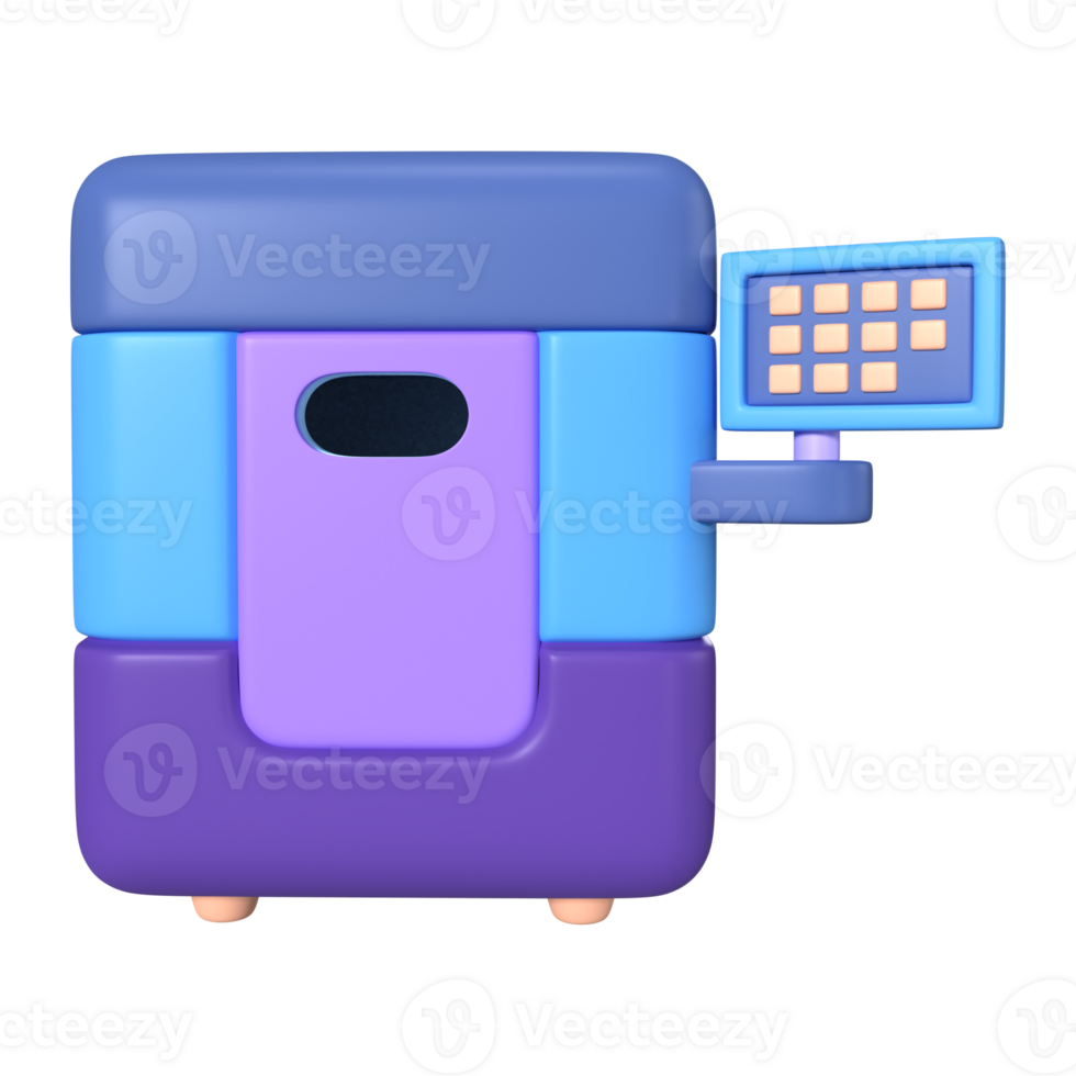 SLS 3D Printer 3D Illustration Icon png