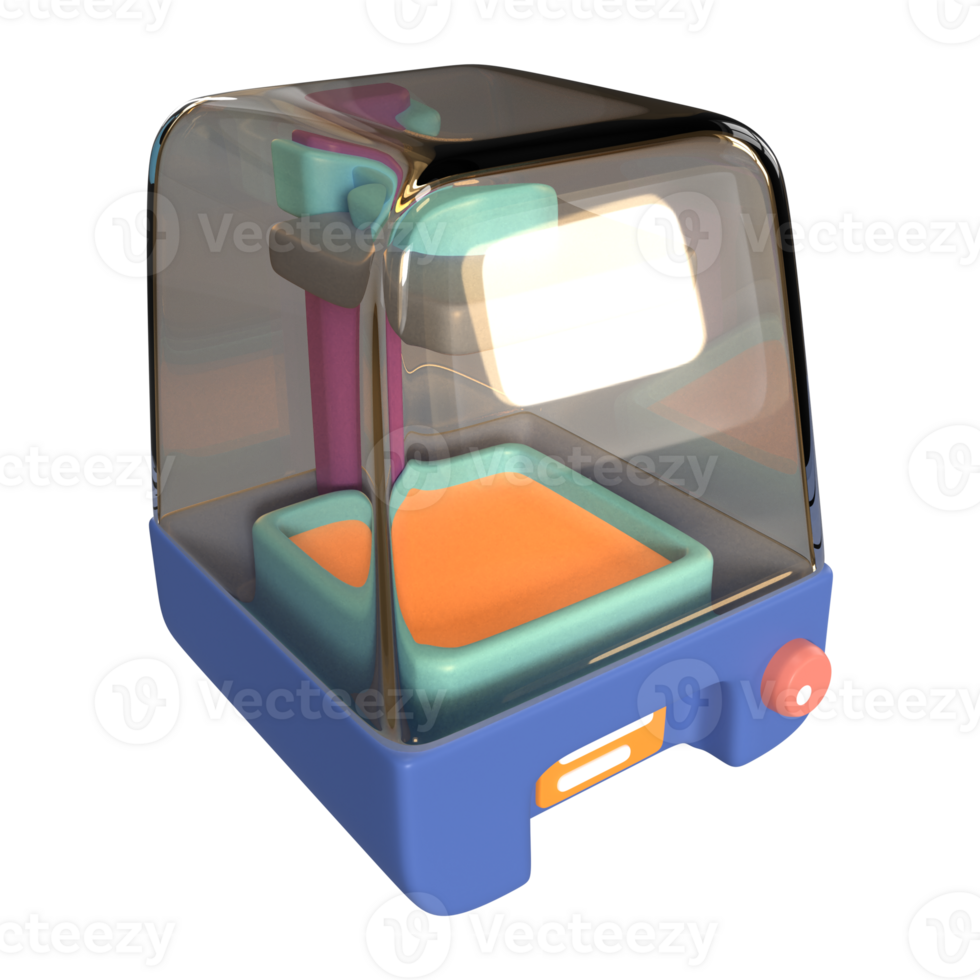 SLA 3D Printer 3D Illustration Icon png