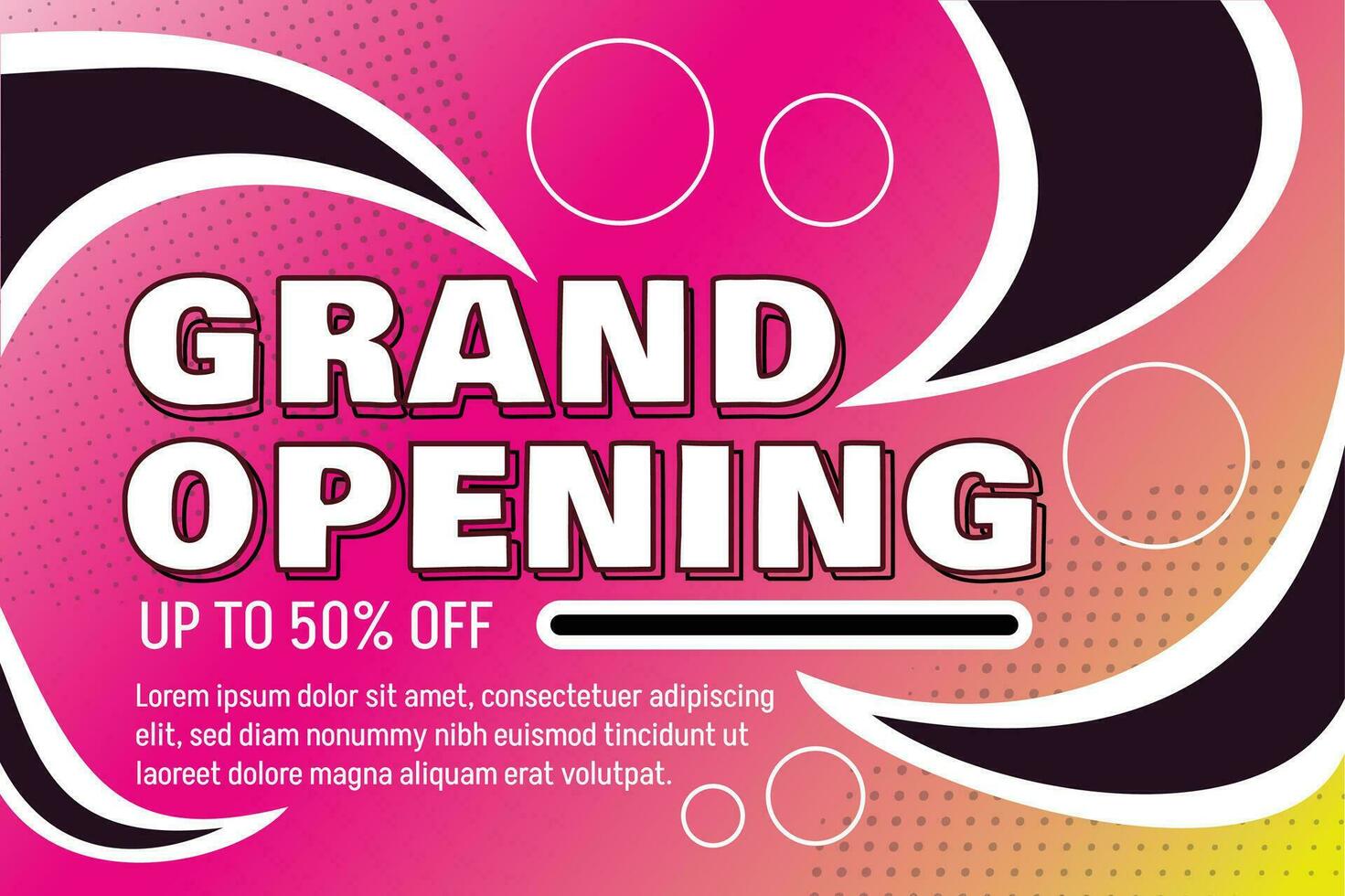 GRAND OPENING FOR SPECIAL EDITION vector