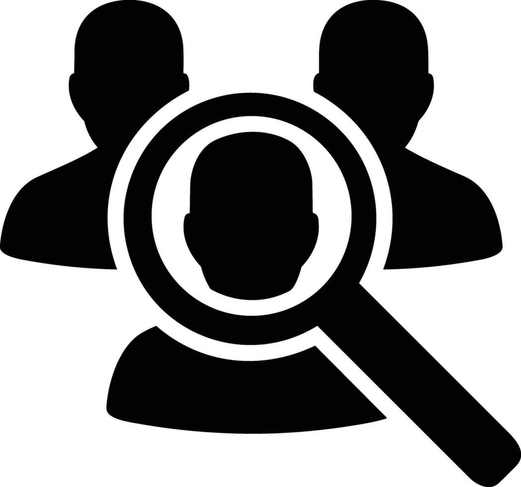 Zoom find icon symbol image vector. Illustration of the search lens design image vector