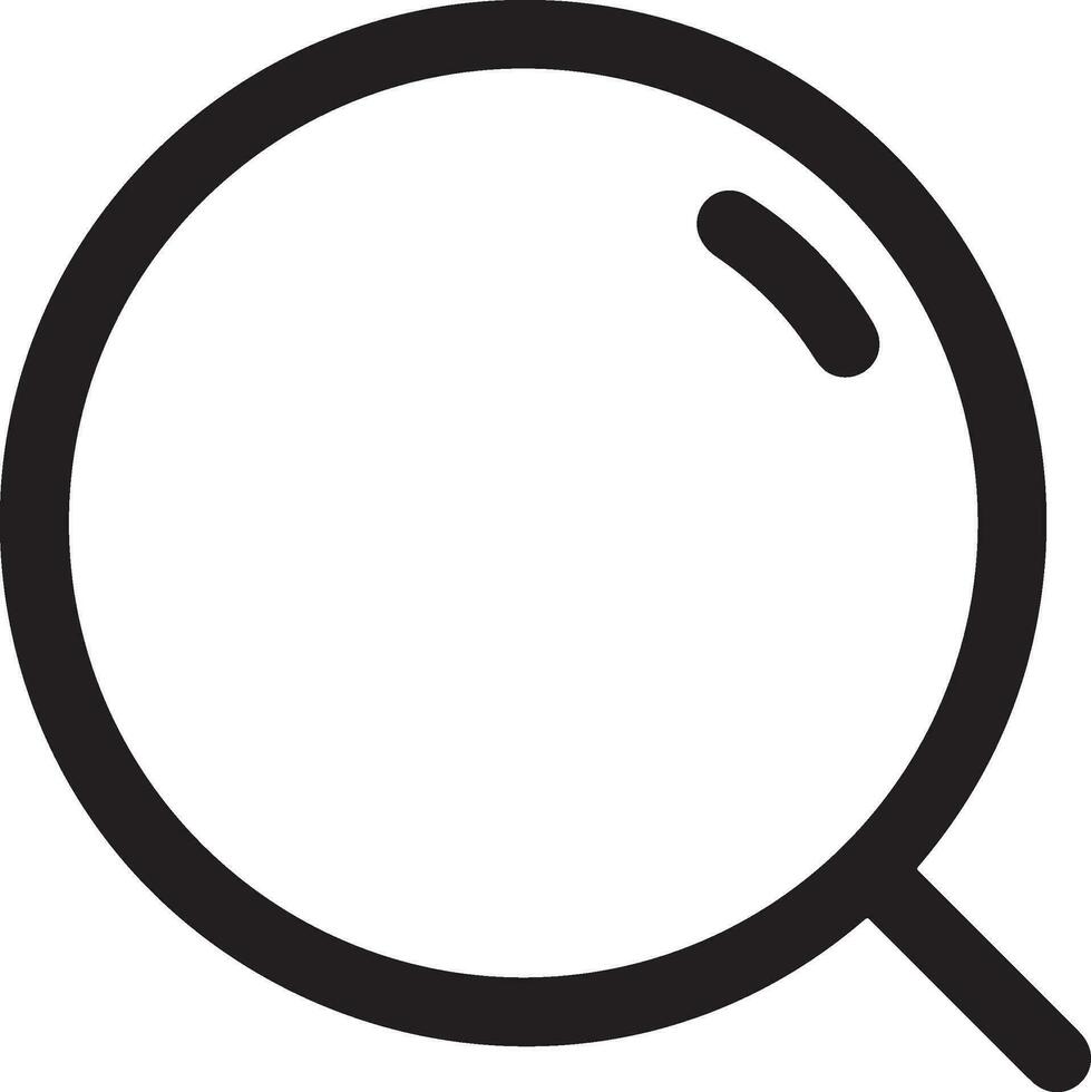 Zoom find icon symbol image vector. Illustration of the search lens design image vector