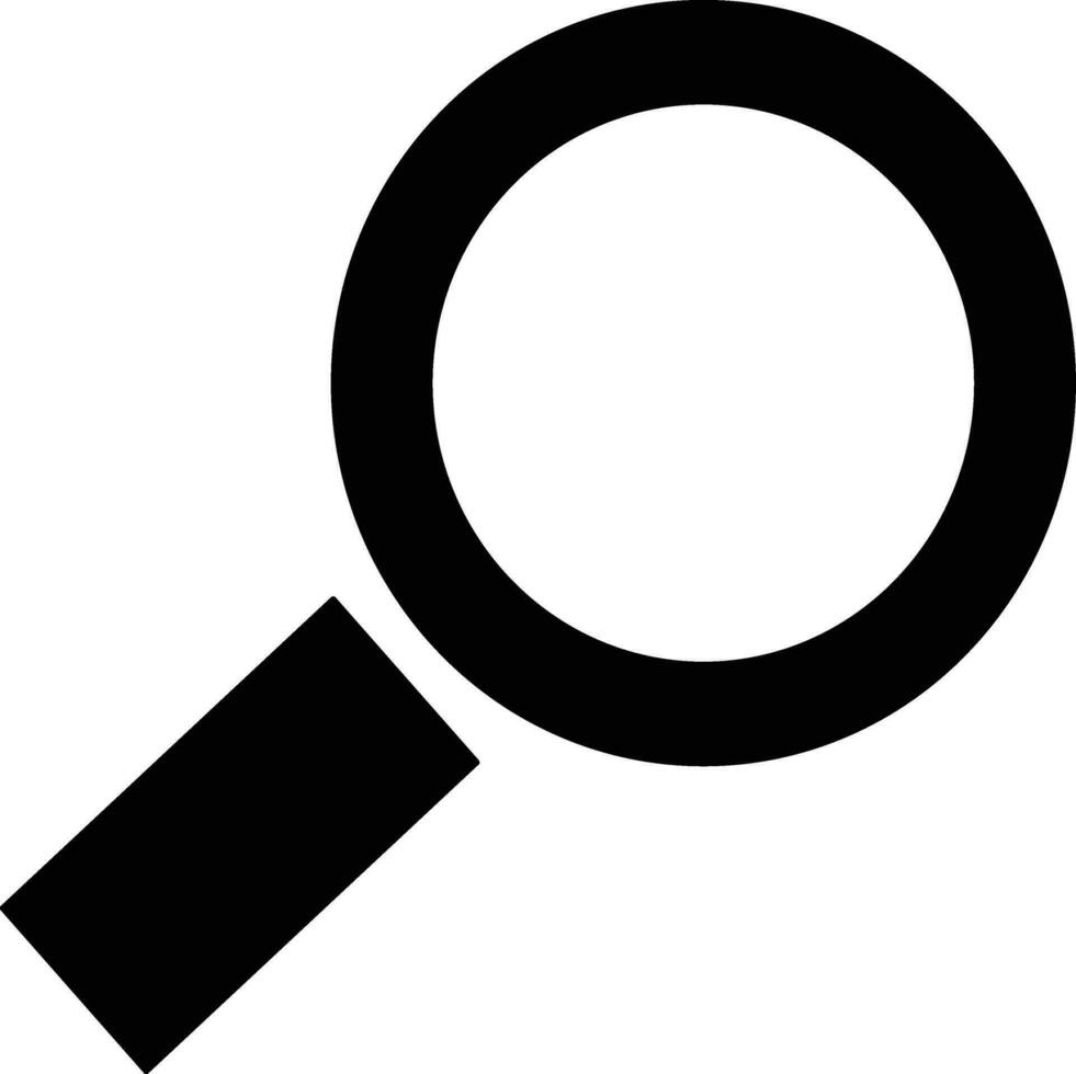 Zoom find icon symbol image vector. Illustration of the search lens design image vector