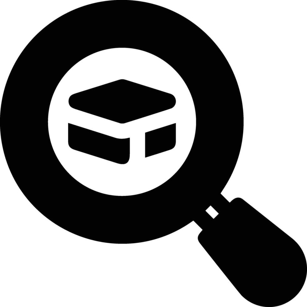 Zoom find icon symbol image vector. Illustration of the search lens design image vector