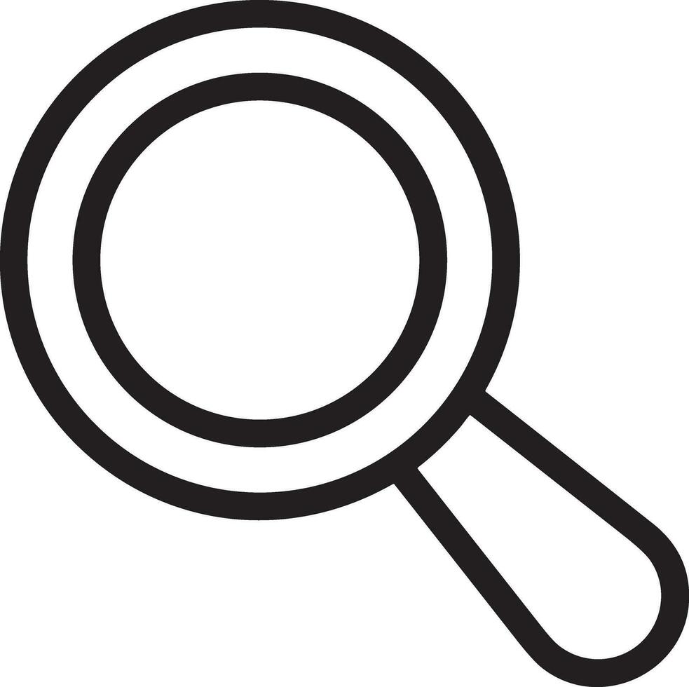 Zoom find icon symbol image vector. Illustration of the search lens design image vector