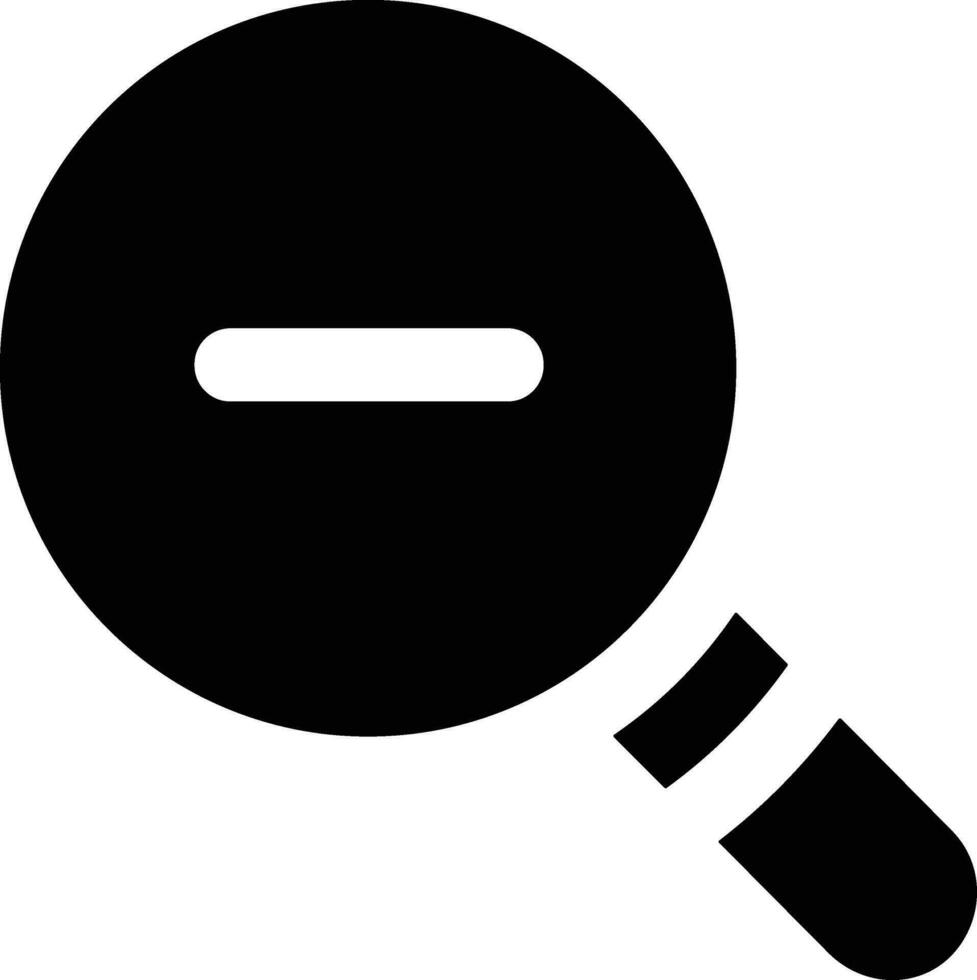 Zoom find icon symbol image vector. Illustration of the search lens design image vector