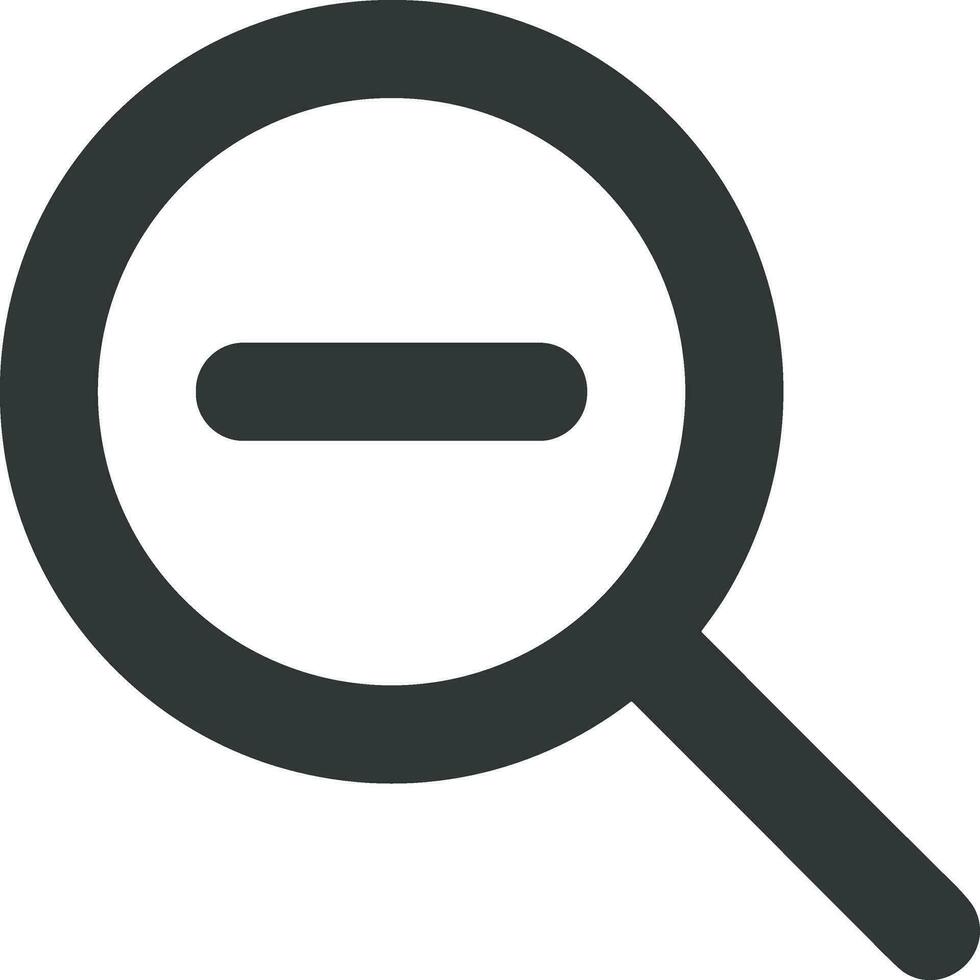 Zoom find icon symbol image vector. Illustration of the search lens design image vector