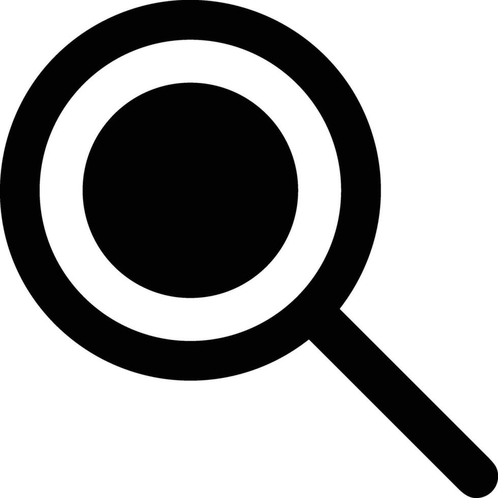 Zoom find icon symbol image vector. Illustration of the search lens design image vector