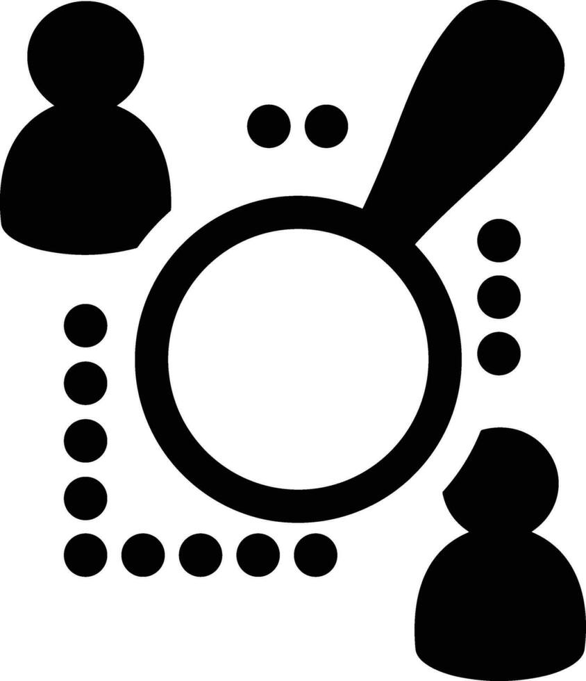 Zoom find icon symbol image vector. Illustration of the search lens design image vector