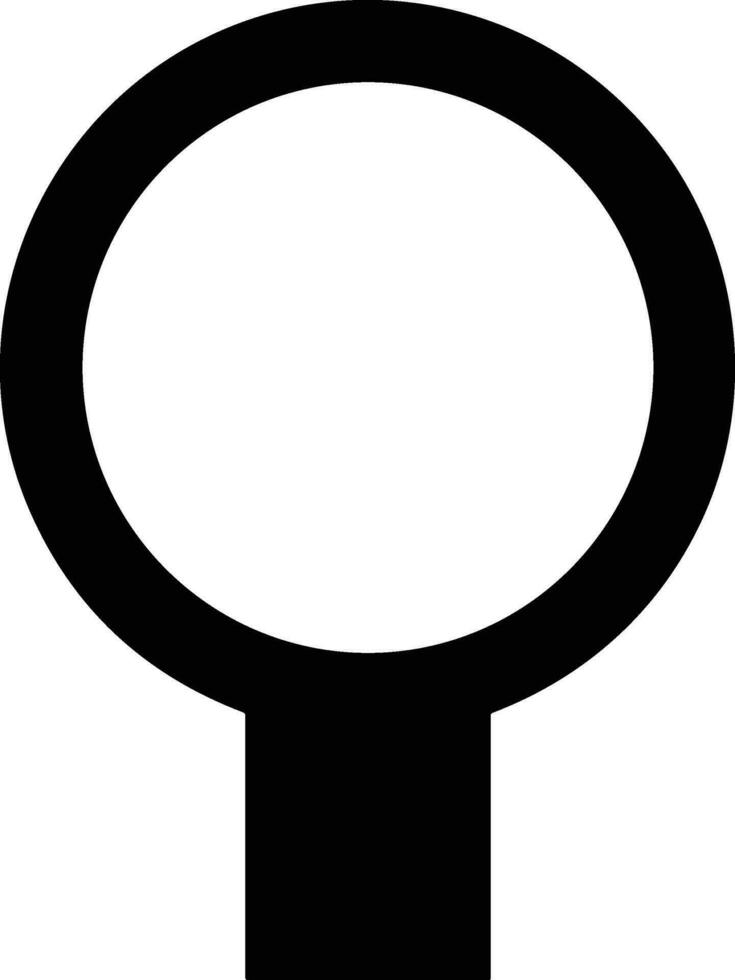 Zoom find icon symbol image vector. Illustration of the search lens design image vector